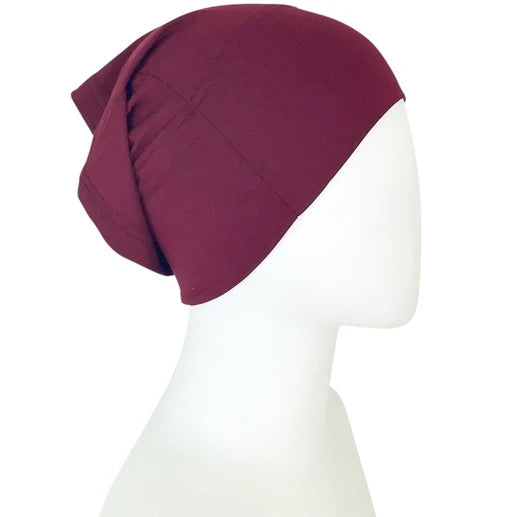 Tube Cap-Burgundy