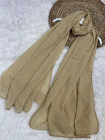 Monogram Georgette | Beige