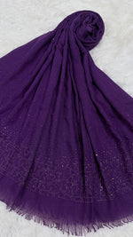 Lawn Stone Drop Hijab | Purple