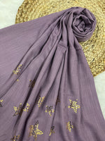 Starry Shine Hijab –Lilac Charm