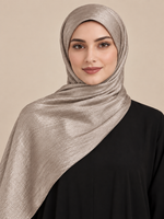 Luxe Crinkle Silk -Soft Blush Greige