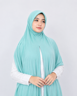 Instant Pre-Sewn Jersey Hijab | Mint Green