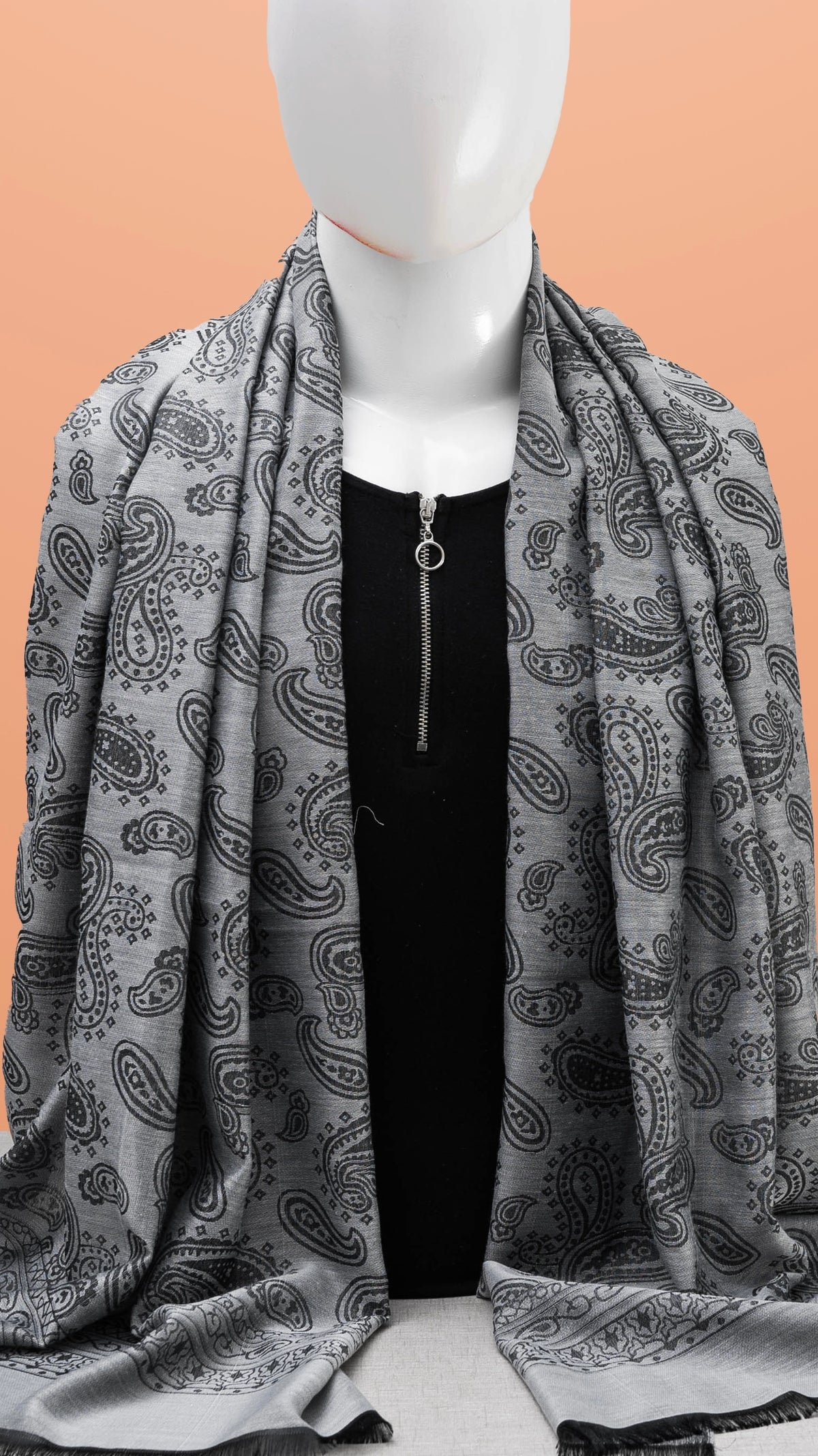 Regal Paisley | Silver Mist