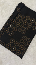 Lawn Block Print Hijab | Floral | Black