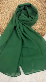 Imported Georgette | Flag Green