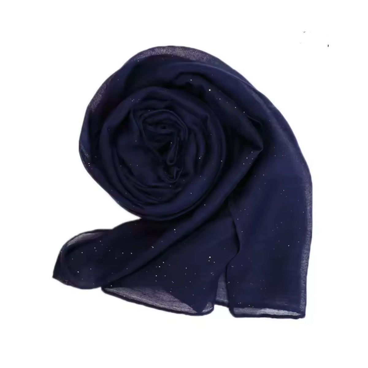 Moonlit | Shimmer Hijab | Dark Blue