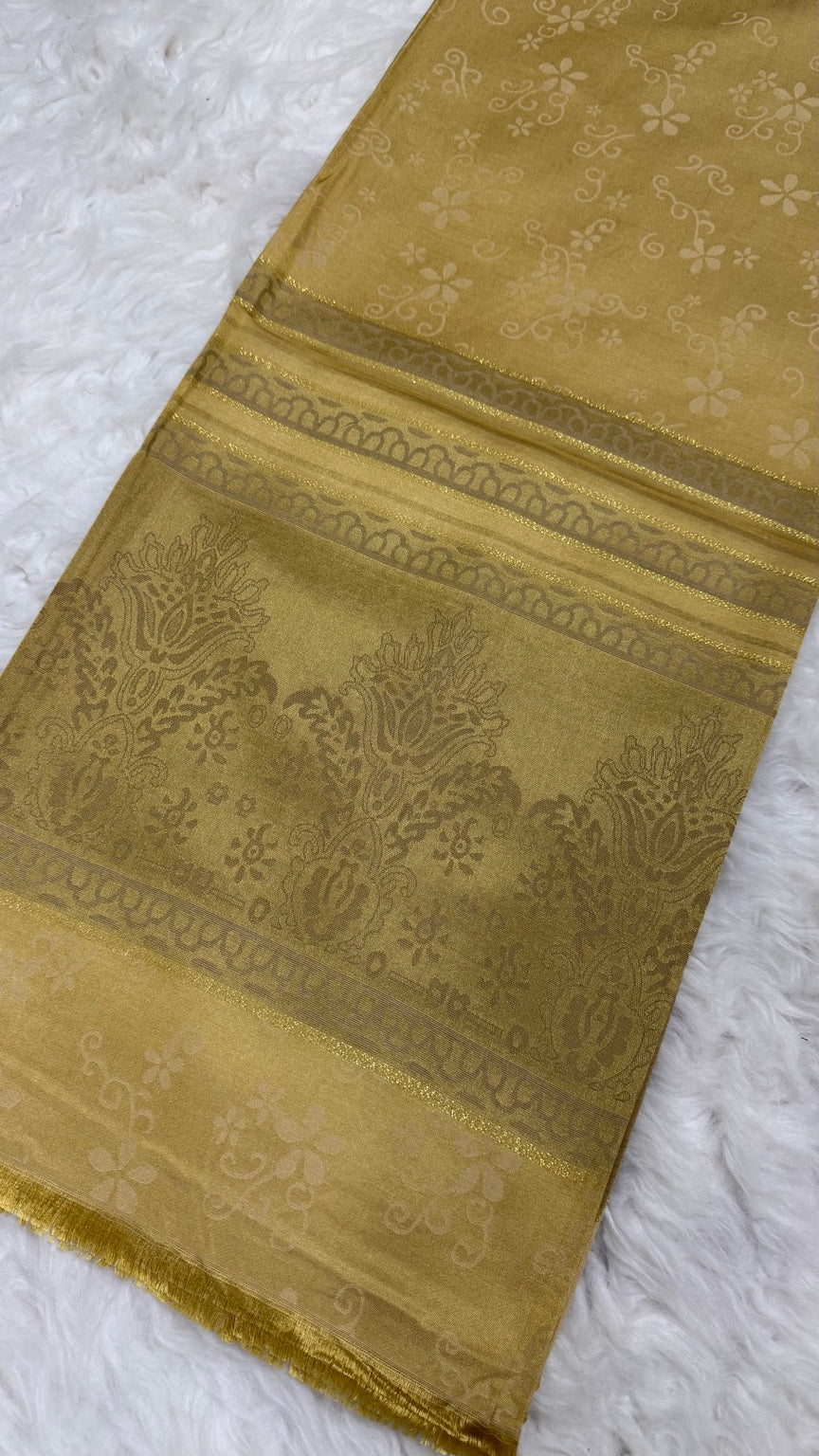 Royale Lawn JacquardII | Antique Gold