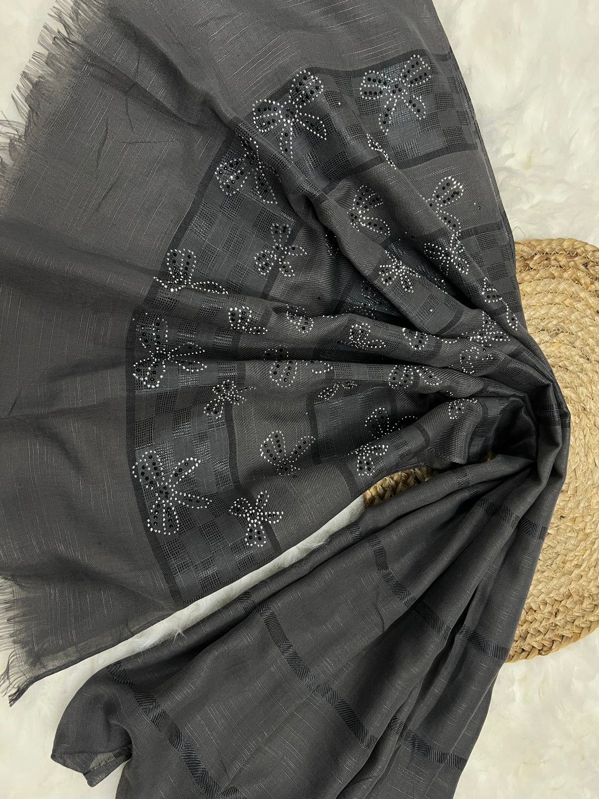 Rubaab Bows - Charcoal Gray