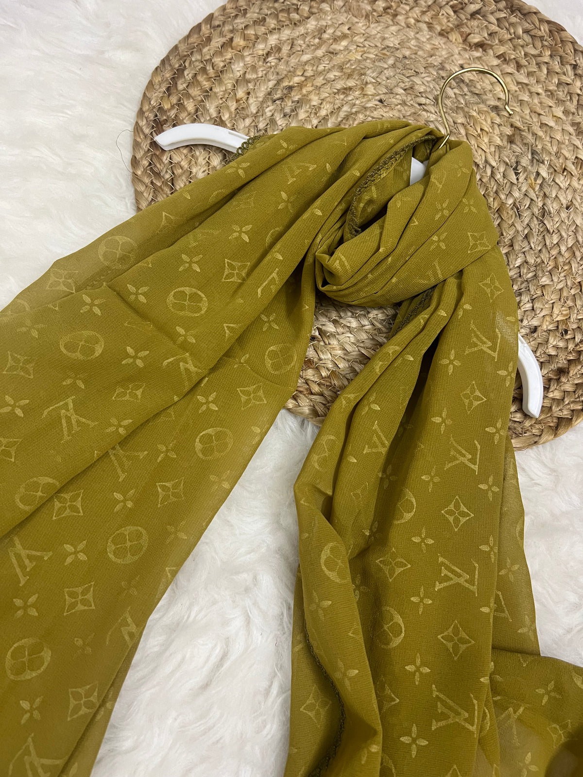 Monogram Georgette | LV | Olive