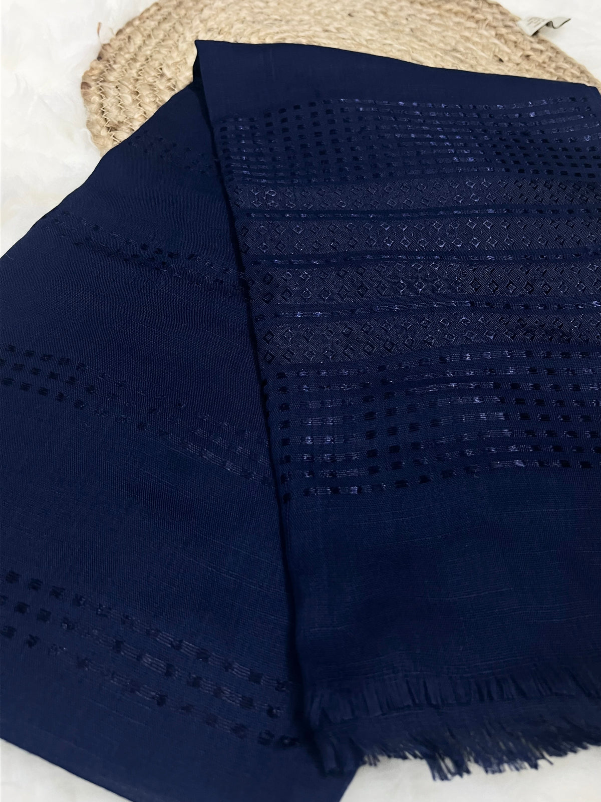 Turkish Geometric Shimmer - Blue