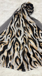 Safari Smoky Grey | Lawn Printed Hijab