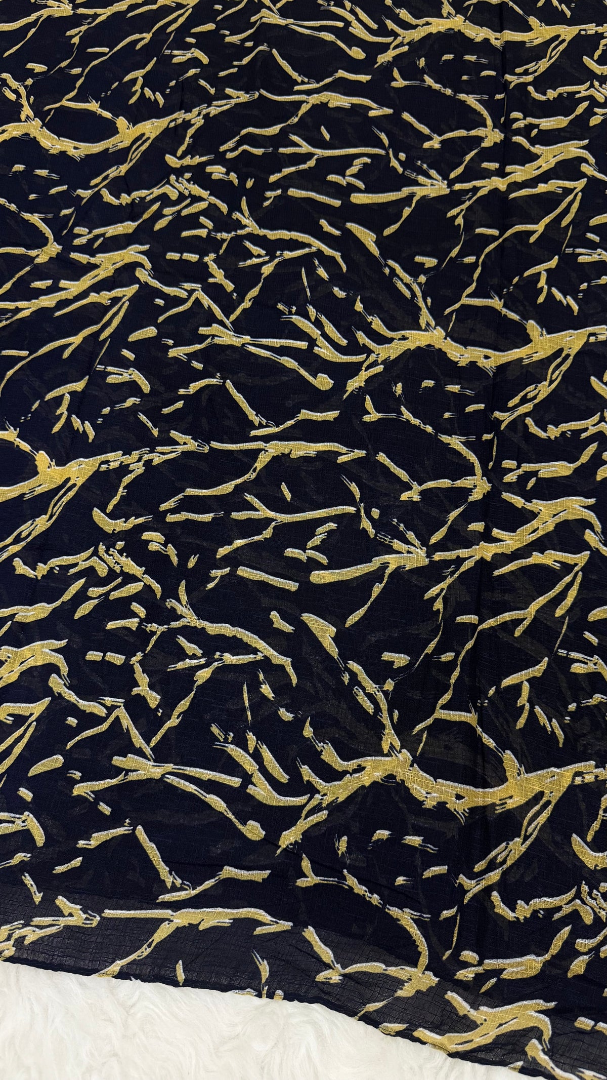 EarthBound | Dark Blue | Lawn Printed Hijab