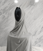 Instant Pre-Sewn Jersey Hijab | Steel Grey