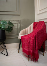 Classic Kashmiri Wrap | Crimson Ruby