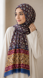 Tribal Terracotta | Lawn Printed Hijab