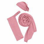 3-in-1 Hijab Essential Set | Pearl Pink
