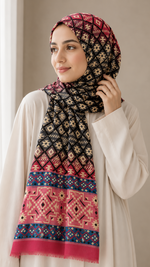 Tribal Fuchsia | Lawn Printed Hijab