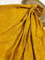 Ethereal Bloom Turkish lawn - Mustard