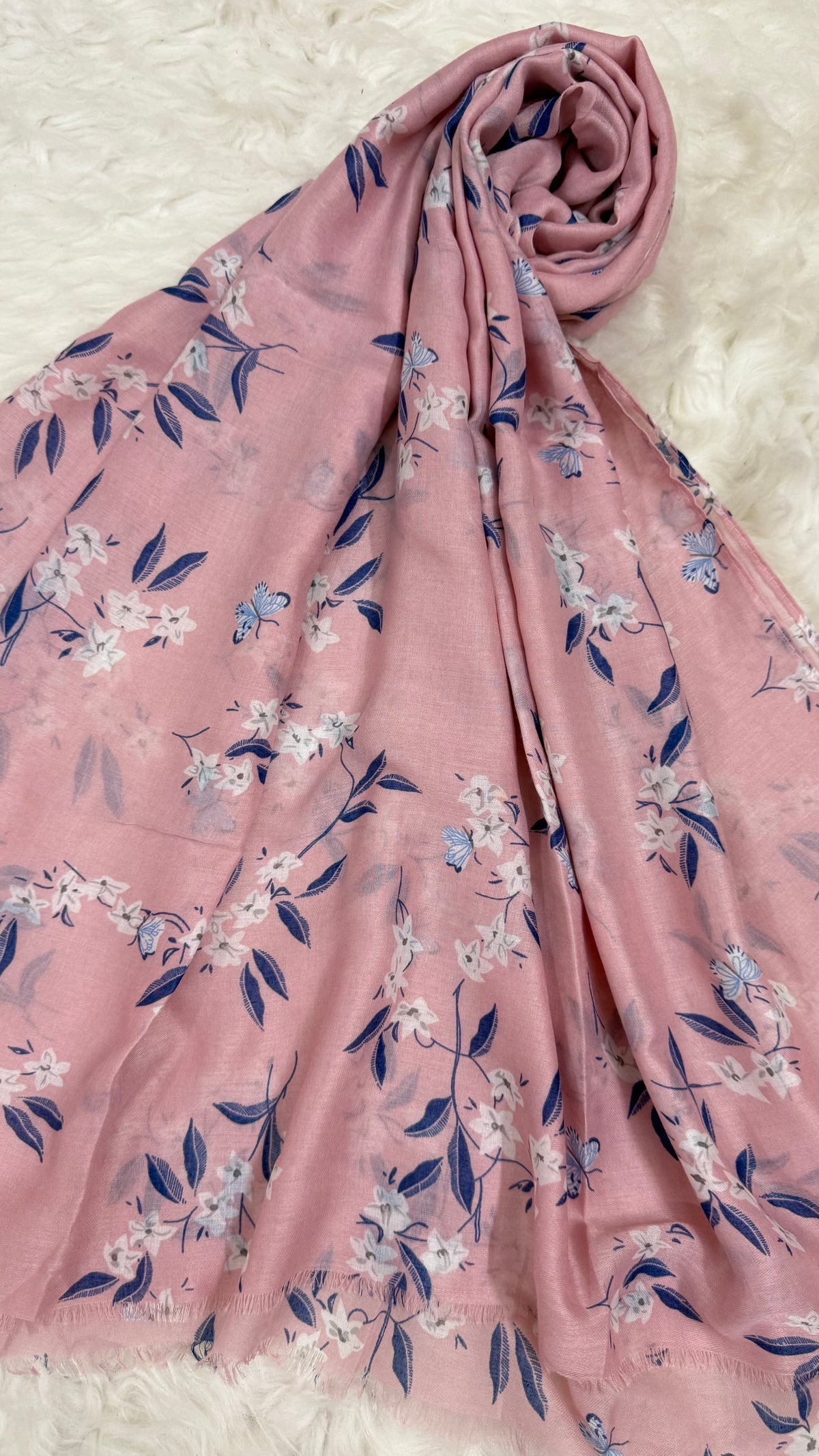 Blush Blossom | Lawn Printed Hijab