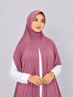 Instant Pre-Sewn Jersey Hijab | Muted Pink