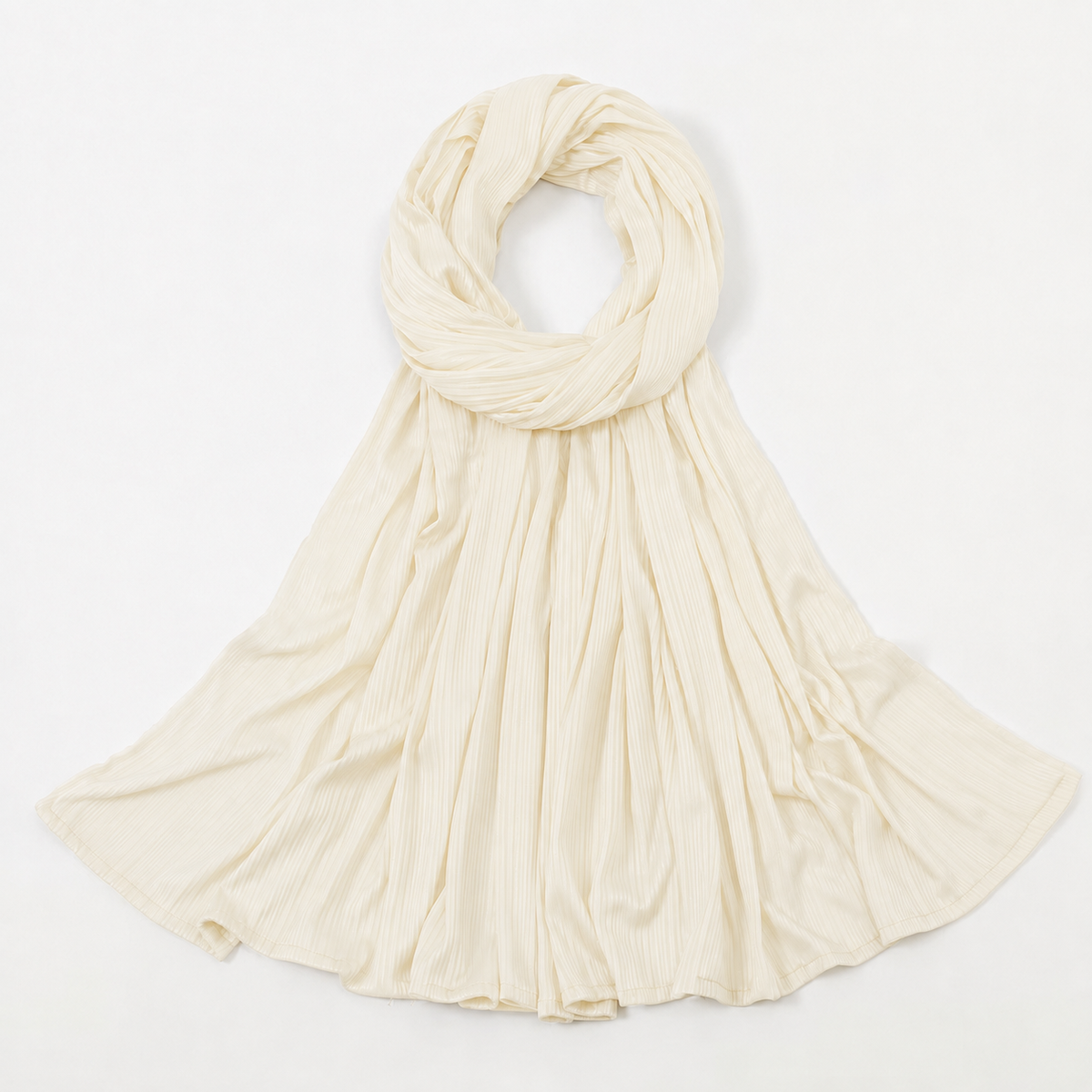 Soft Rib Jersey Hijabs | Off White