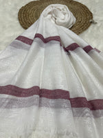 Turkish Floral Shimmer - Ivory