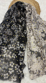 Twilight Flora Black | Lawn Printed Hijab