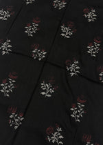 Lawn Block Print Hijab | Roses| Black