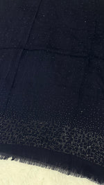 Lawn Stone Drop Hijab | Dark Blue