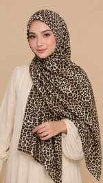 Trendy Cheetah | Lawn Printed Hijab