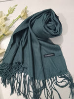 Winter Cashmere Hijab | Warm Green