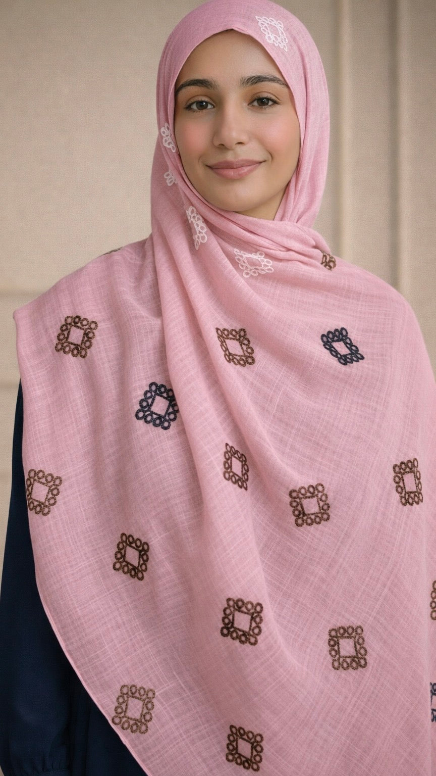 Zari Daira Hijabs | Pink