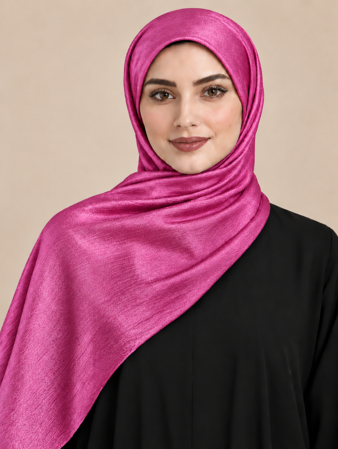 Luxe Crinkle Silk - Fuchsia Pink