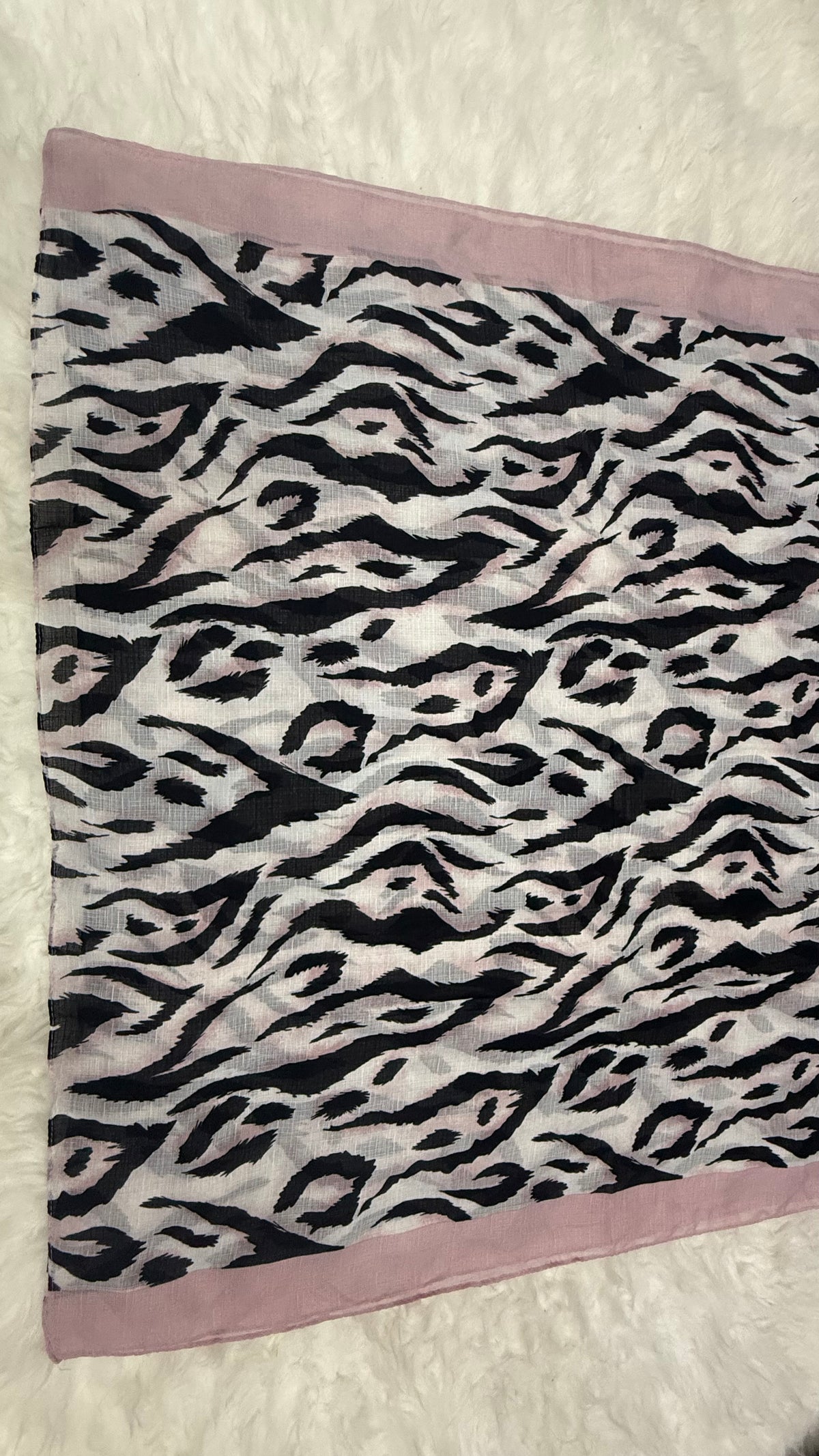 Safari Rose Pink | Lawn Printed Hijab