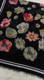 Midnight Bloom | Lawn Printed Hijab