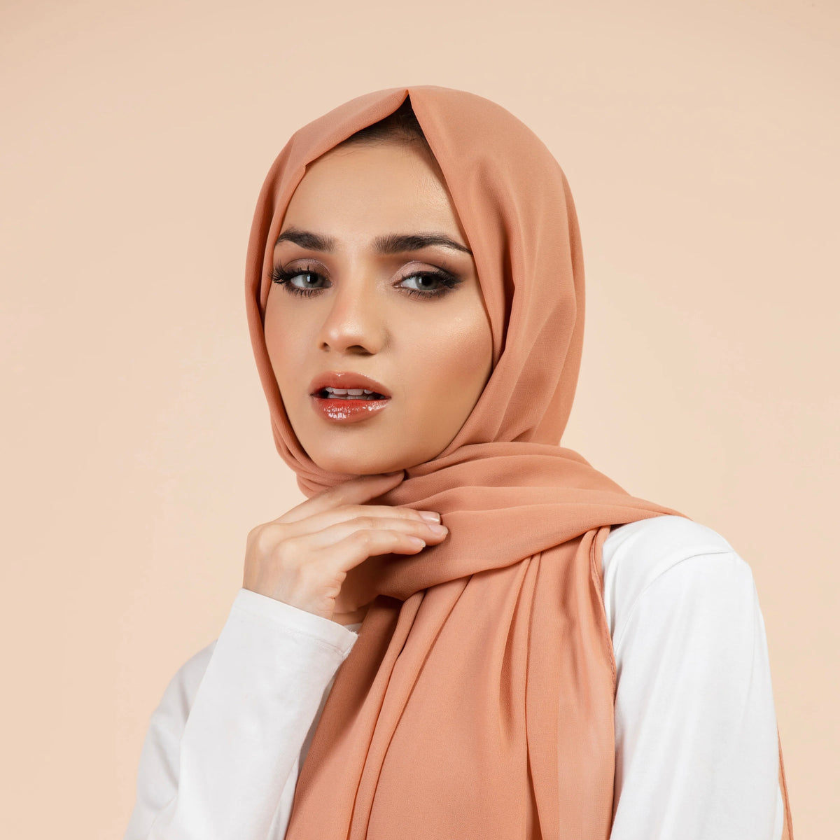 Blush Nude Georgette