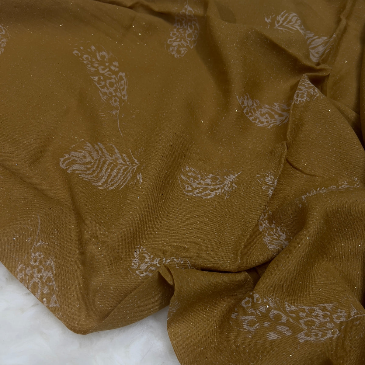 Foil Speckle - Honey Mustard