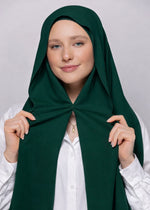 Instant Magnet Hijab | Deep Green