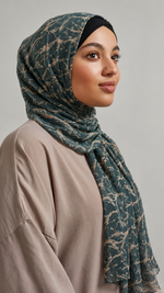 EarthBound | Sage Green | Lawn Printed Hijab