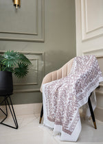 Classic Kashmiri Wrap | Ivory Pearl