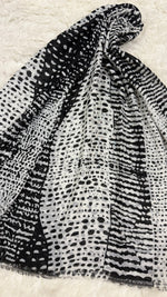 Monochrome Safari | Lawn Printed Hijab