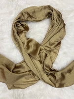 Luxe Crinkle Silk - Dull Gold
