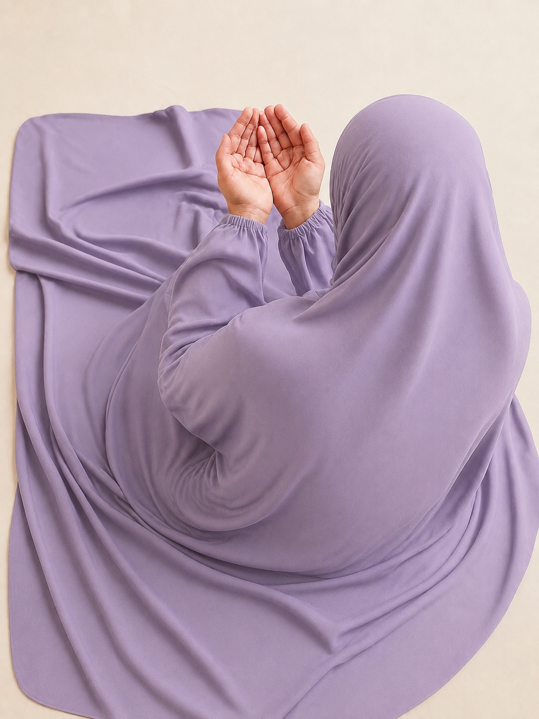 Modest Namaz Chaddar – Full Coverage Prayer Gown (Lilac)