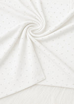 Silk Embellished Hijabs | Pearl White