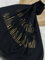 Radiant Sequins Stripes- Black