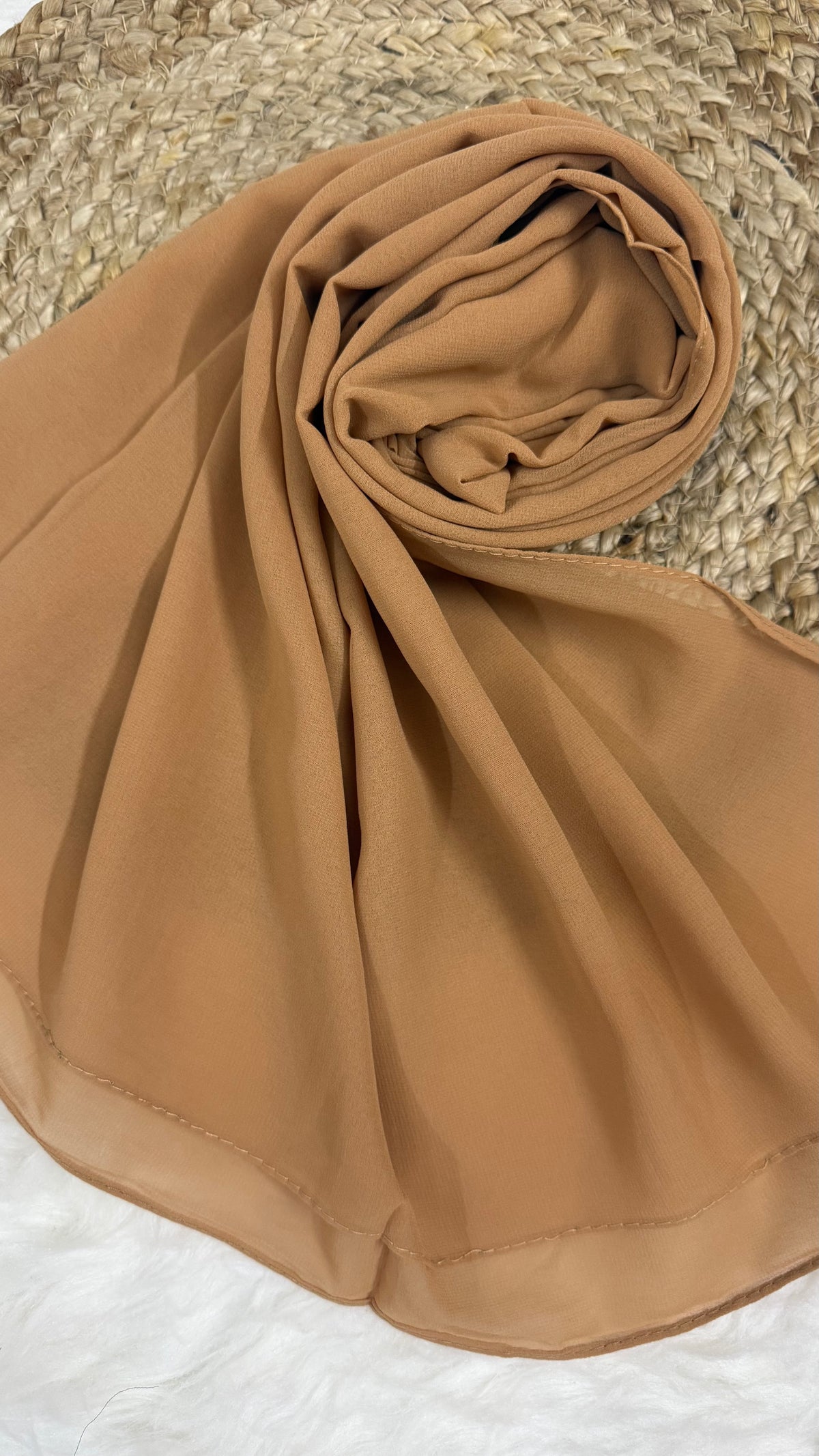 Imported Georgette | Warm Sand