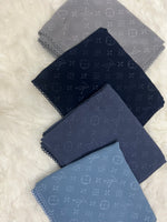 Monogram Georgette | LV | Pigeon Blue