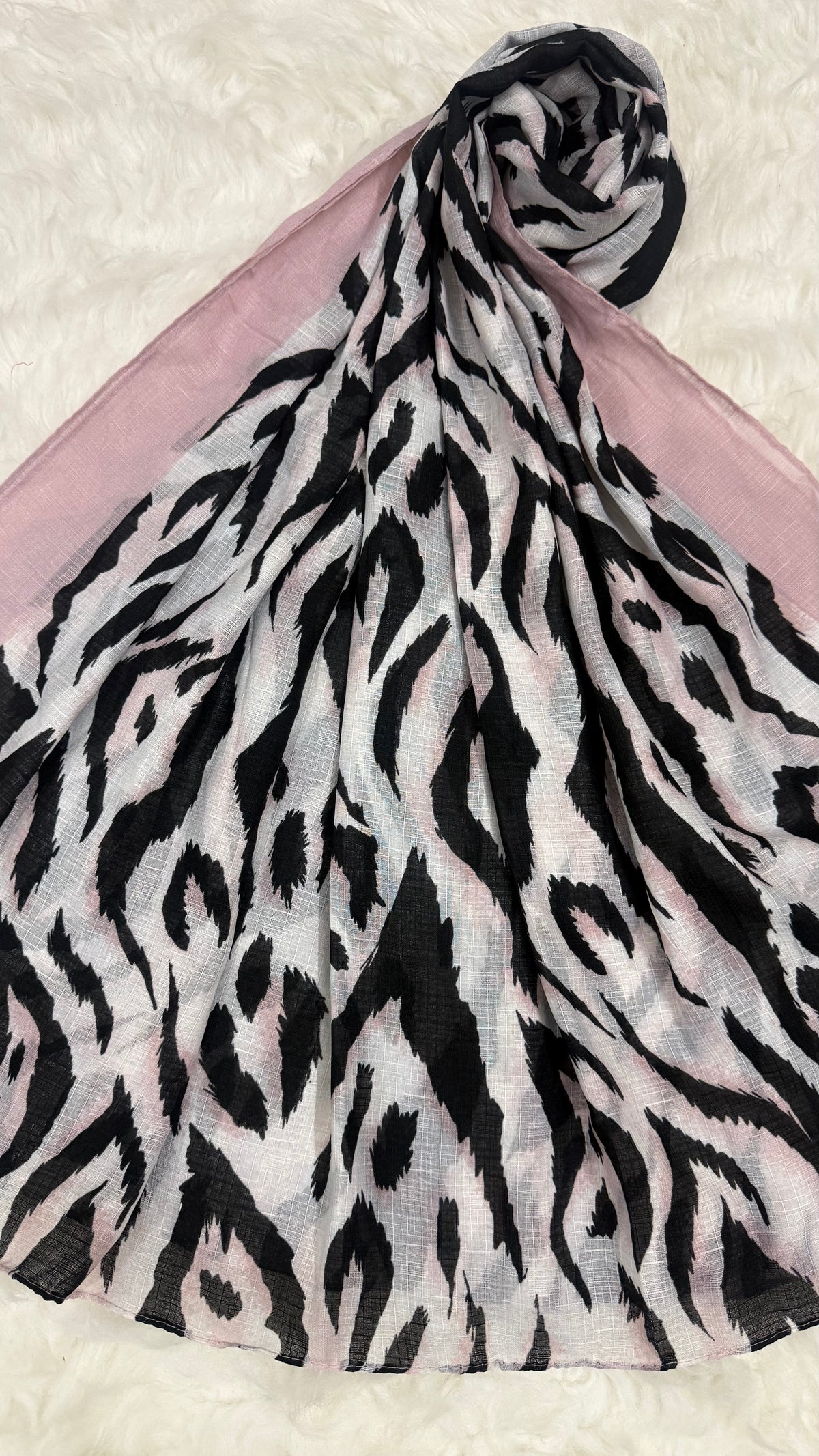 Safari Rose Pink | Lawn Printed Hijab