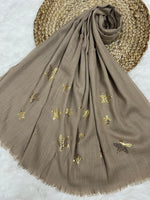 Starry Shine Hijab –Taupe light