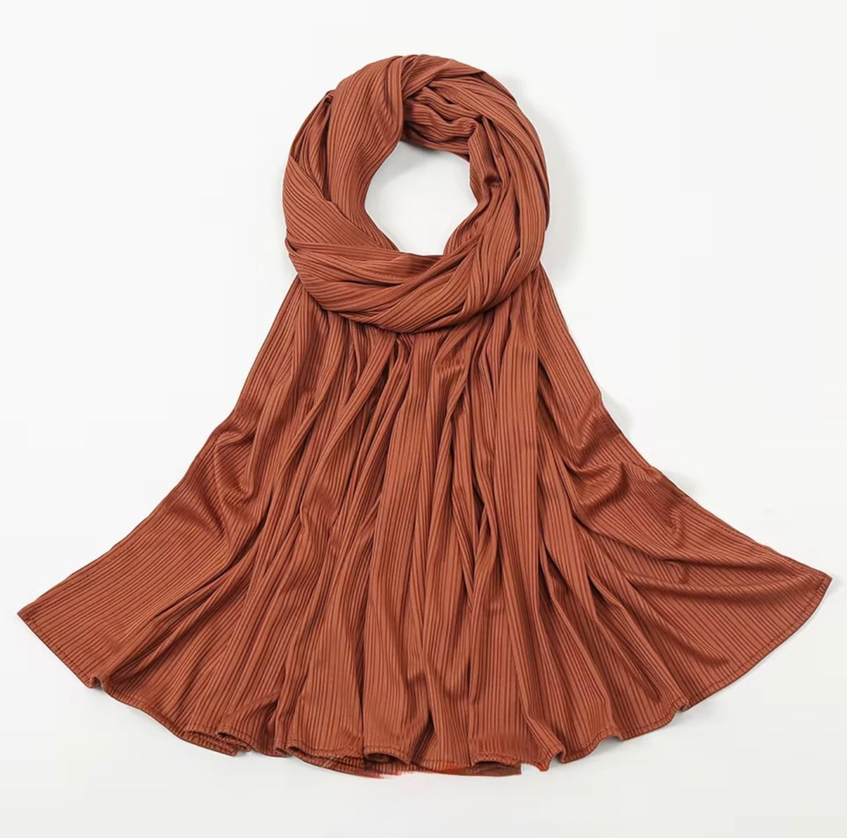 Soft Rib Jersey Hijabs | Coral